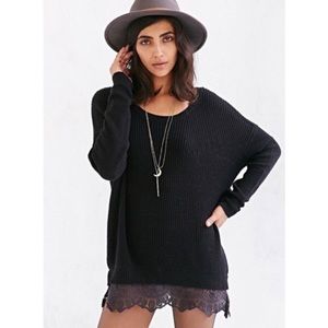 Urban Outfitters Pins And Needles Lace Sweater S